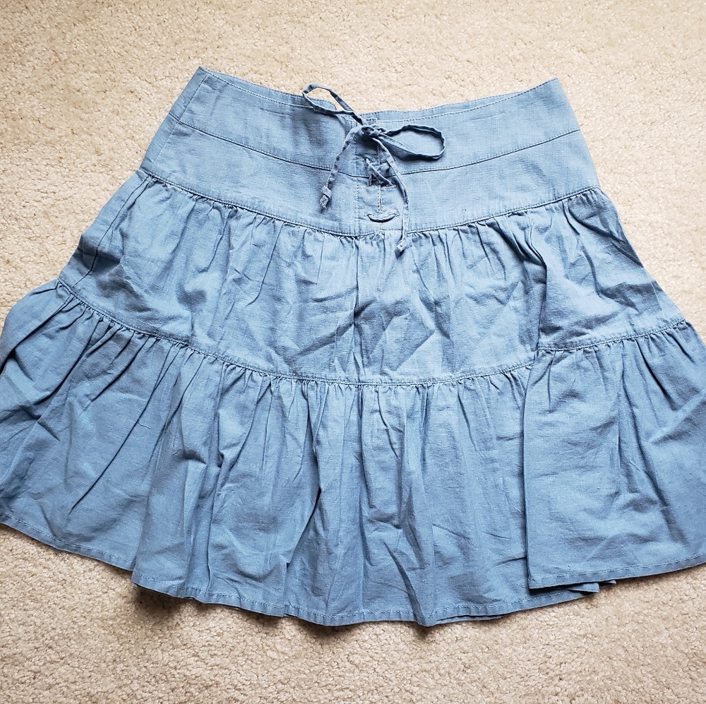 Tommy Jeans Fit & Flare blue Skirt sz 13